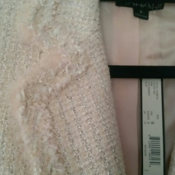 Gorgeous TAHARI SILK TWEED BLAZER Size 6 - Picture 3 of 5